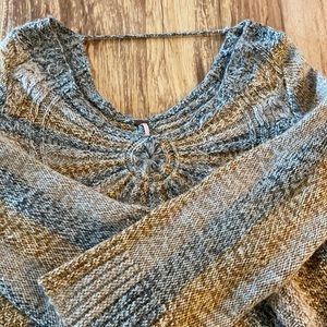 Free people- low front and back sweater